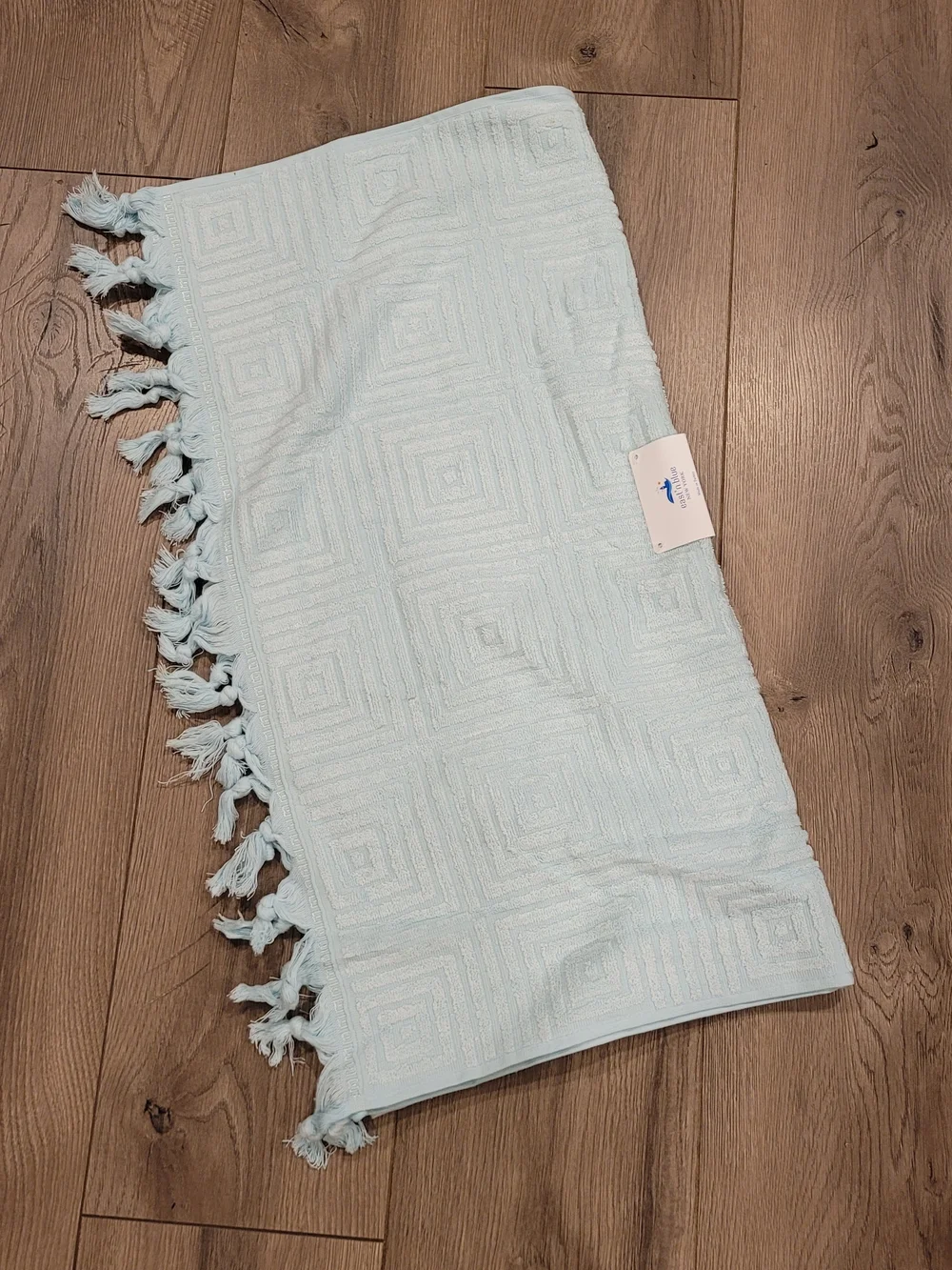 New East 'n Blue Light Blue Turkish Bath Towel